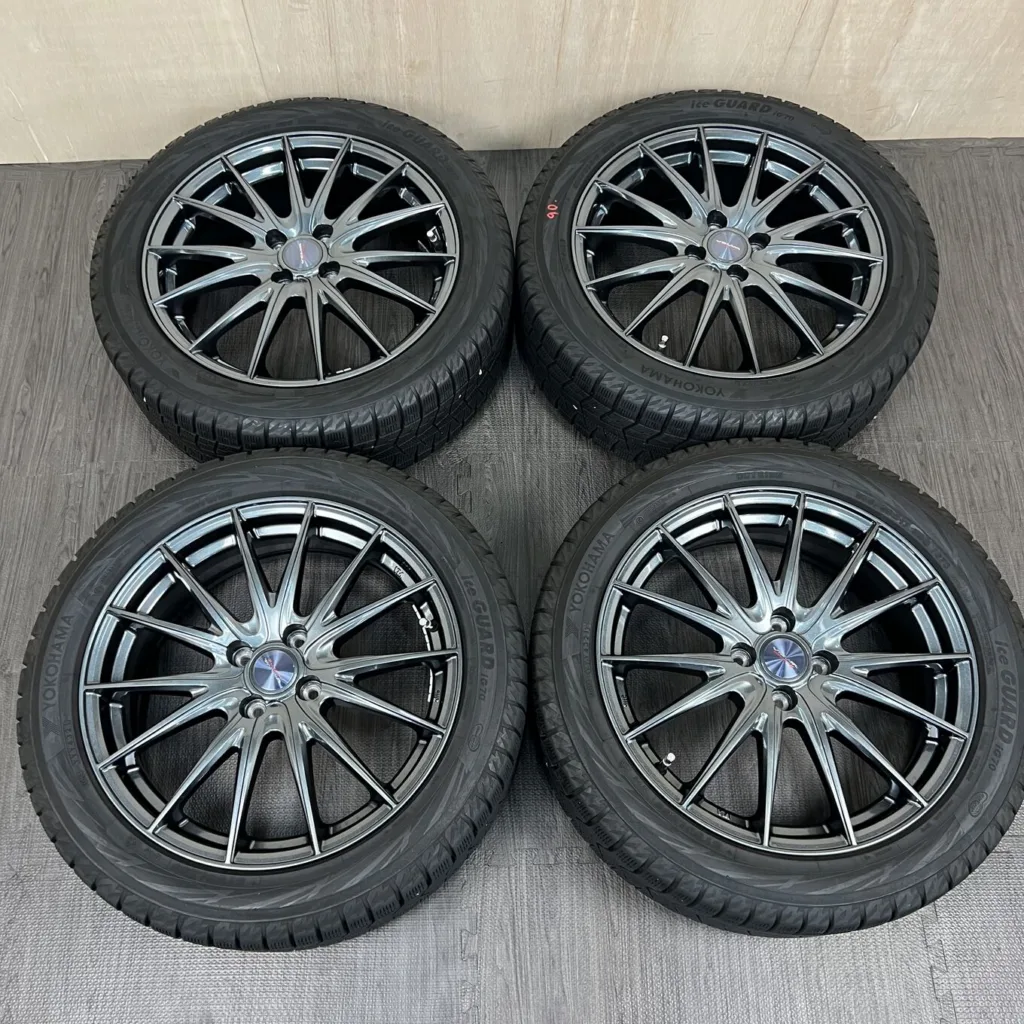 中古 WEDS VELVA SPORT Z ホイール 17×6.0J PCD 4x100 ET40 #90D40426の実物写真（1枚目）