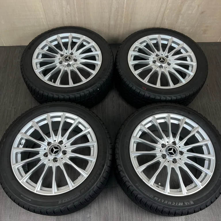 中古 EURO TECH MERCEDES BENZ ホイール 18×8.0J PCD 5x112 ET43 #111D40426の実物写真（1枚目）