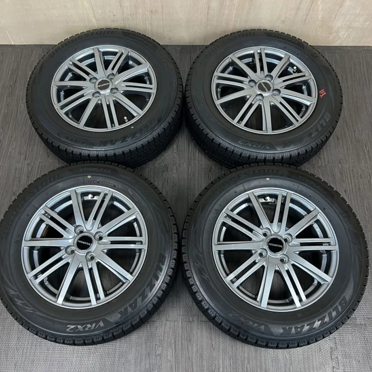中古 BRIDGESTONE BALMINUM ホイール 15×5.5J PCD 4x100 ET48 #113D40426の実物写真（1枚目）