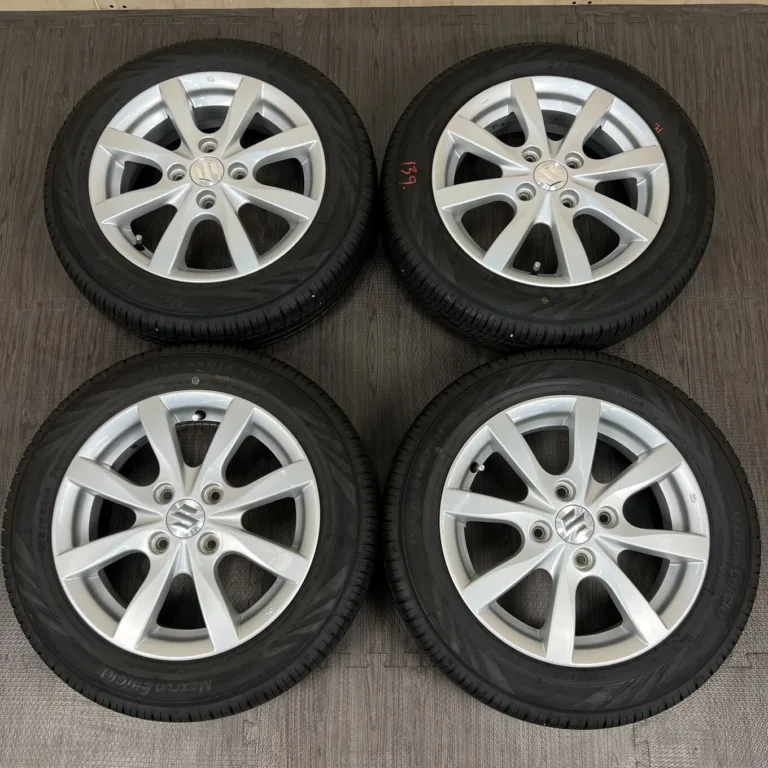 中古 スズキ ホイール 14×4.5J PCD 4x100 ET45 #139D40426の実物写真（1枚目）