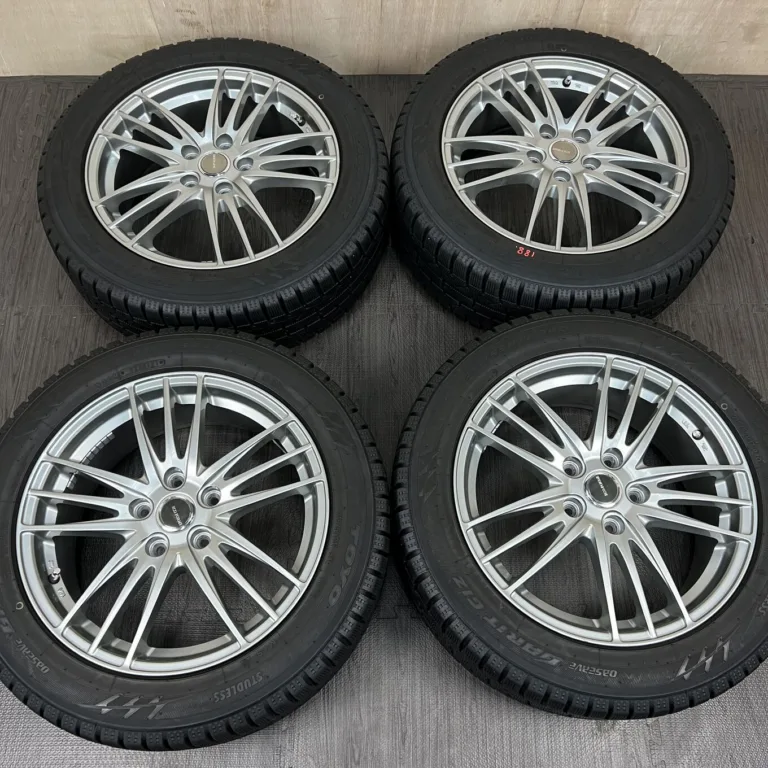 中古 BRIDGESTONE ECO FORME ホイール 17×7.0J PCD 5x114.3 ET53 #188D40426の実物写真（1枚目）