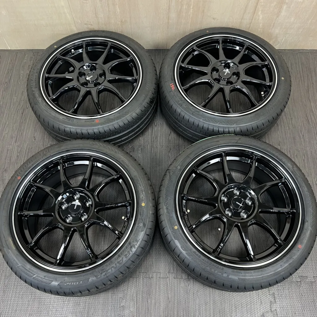 中古 G-SPEED ホイール 17×7.0J PCD 5x100 ET45 #190D40426の実物写真（1枚目）