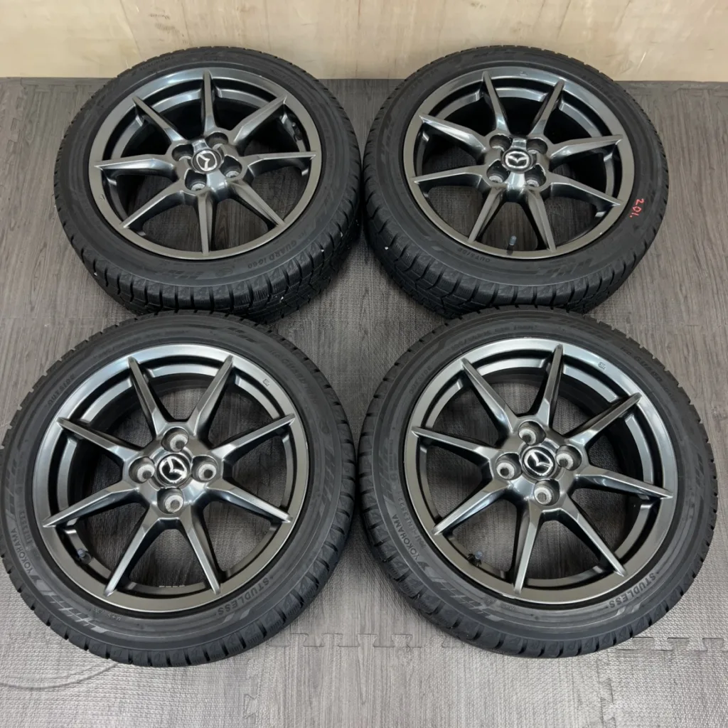 中古 マツダ ホイール 16×6.5J PCD 4x100 ET45 #201D40426の実物写真（1枚目）