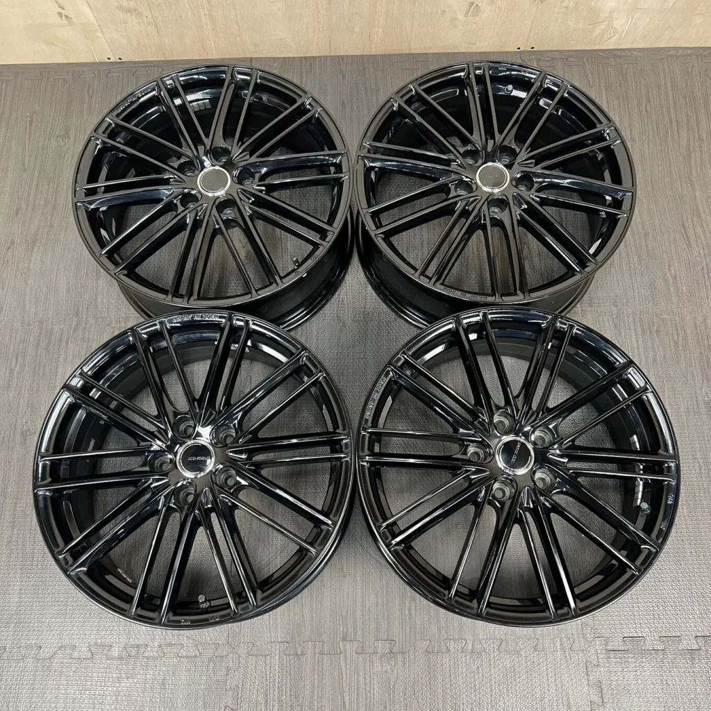 中古 BRIDGESTONE ECO FORME CRS111 ホイール 18×7.0J PCD 5x114.3 ET41 #0084AD040926の実物写真（1枚目）