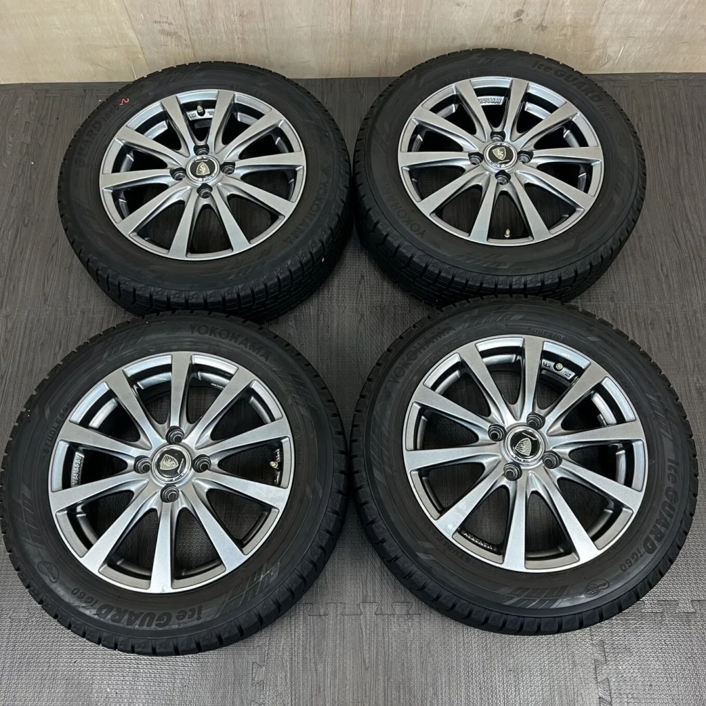 中古 MANARAY SPORT ホイール 15×5.5J PCD 4x100 ET50 #0264AD020926の実物写真（1枚目）