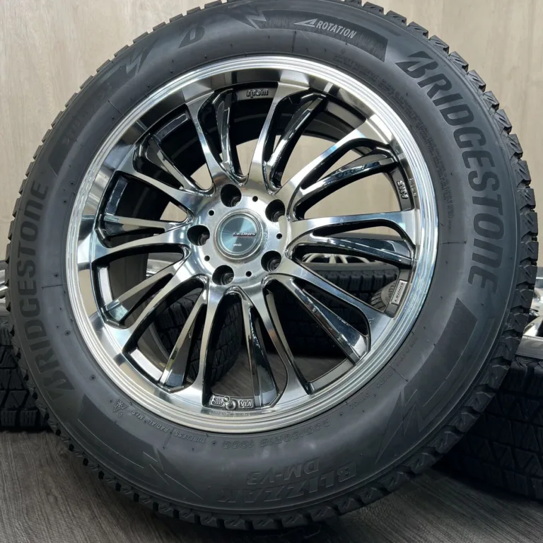 BRIDGESTONE BLIZZAK DM-V3 WEDS LEONIS GREILA Tyre and wheel set 225/60 R18 Item number 57S40426