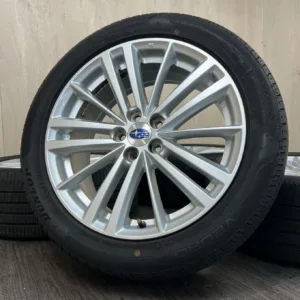 中古 DUNLOP VEURO VE304 + スバル タイヤ・ホイールセット 215/50R17 · 17×7.0J PCD 5x100 ET48 #122S40426の実物写真(1枚目)