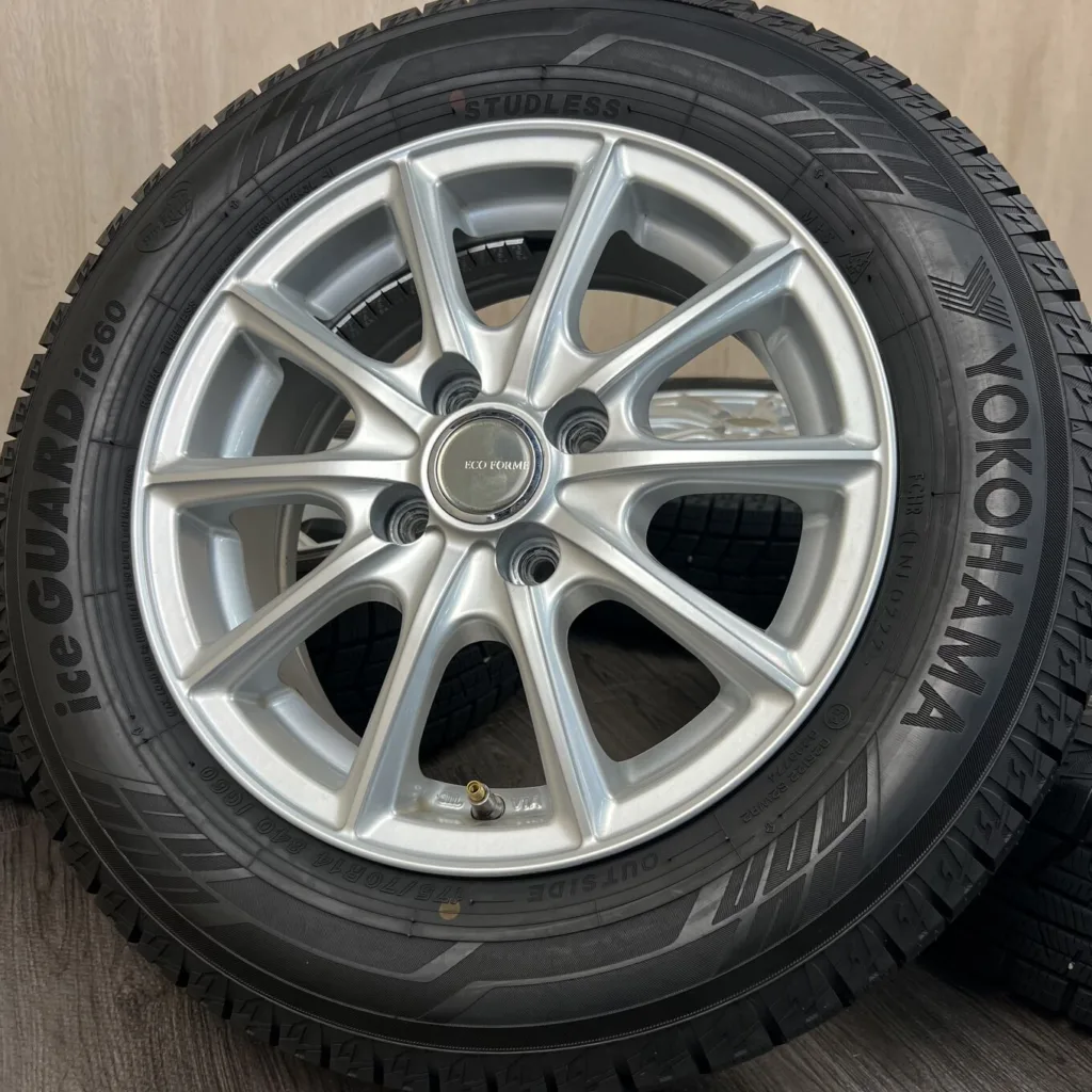 YOKOHAMA ICE GUARD IG60 BRIDGESTONE ECO FORME Tyre and wheel set 175/70 R14 Item number 114S40426