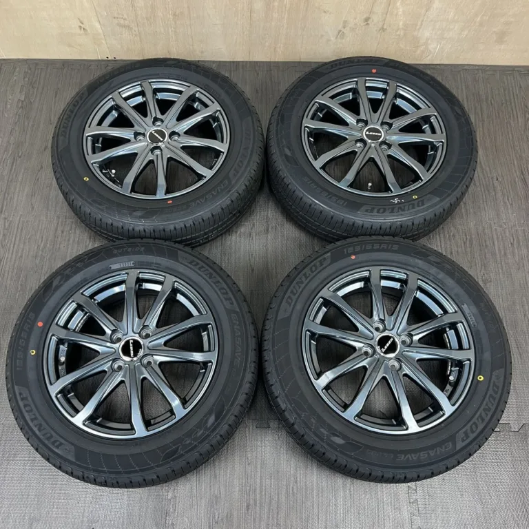 中古 DUNLOP LOFIDA XM14 ホイール 15×5.5J PCD 4x100 ET45 #0509AD000926の実物写真（1枚目）