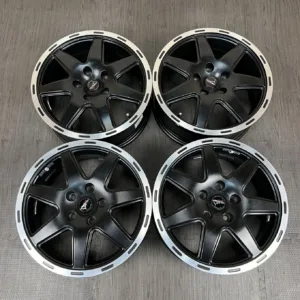 中古 ABE SHOKAI LASTADA CROSS ホイール 16×6.5J PCD 5x110 ET40 #0062AD020926の実物写真(1枚目)
