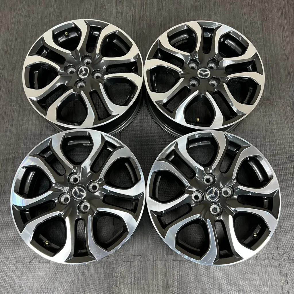 中古 マツダ DEMIO 2 ホイール 16×5.5J PCD 4x100 ET40 #0065AD020926の実物写真（1枚目）