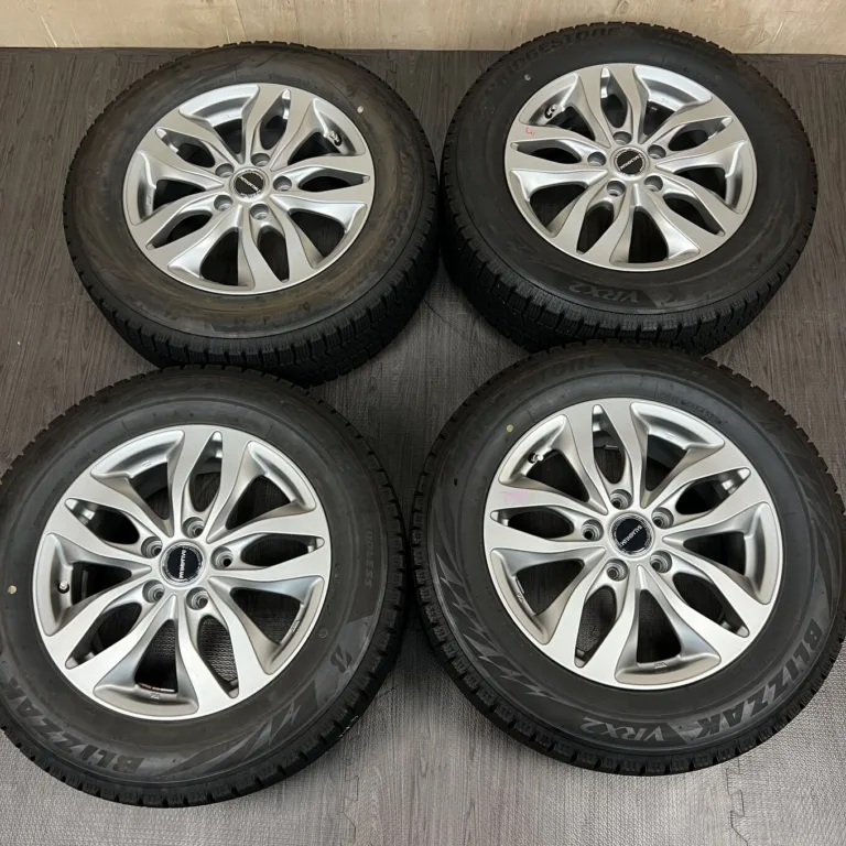 中古 BRIDGESTONE BALMINUM ホイール 16×6.5J PCD 5x114.3 ET48 #0012AD020926の実物写真（1枚目）