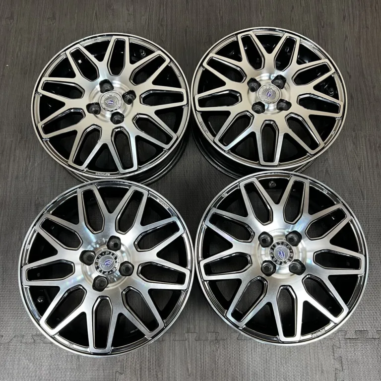 中古 WORK ホイール 16×5.0J PCD 4x100 ET43 #0074AD030926の実物写真（1枚目）
