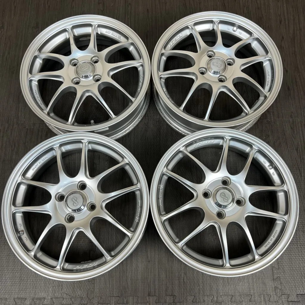 中古 ENKEI PF01 ホイール 16×5.0J PCD 4x100 ET45 #0051AD020926の実物写真（1枚目）