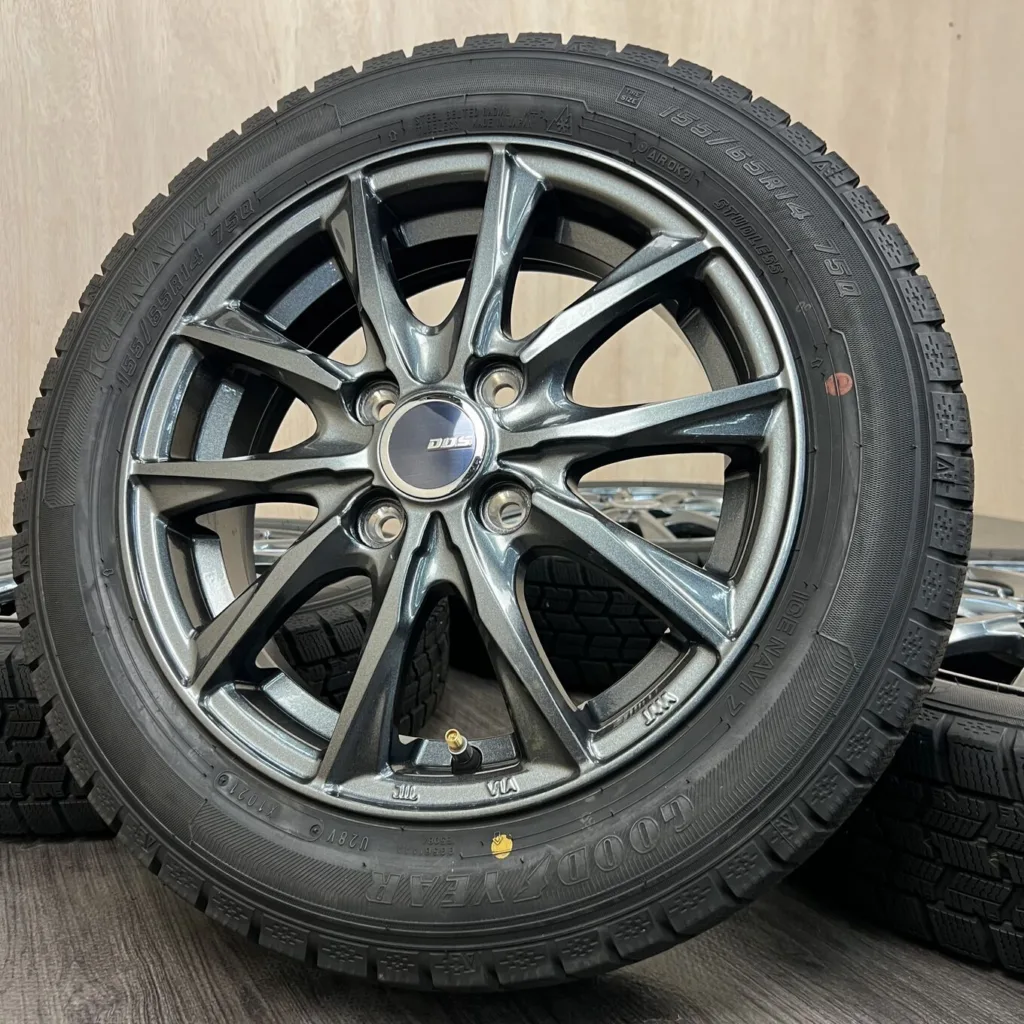 GOODYEAR ICE NAVI 7 BADX D.O.S. GAVIAL 3 Tyre and wheel set 155/65 R14 Item number 0316AS000926