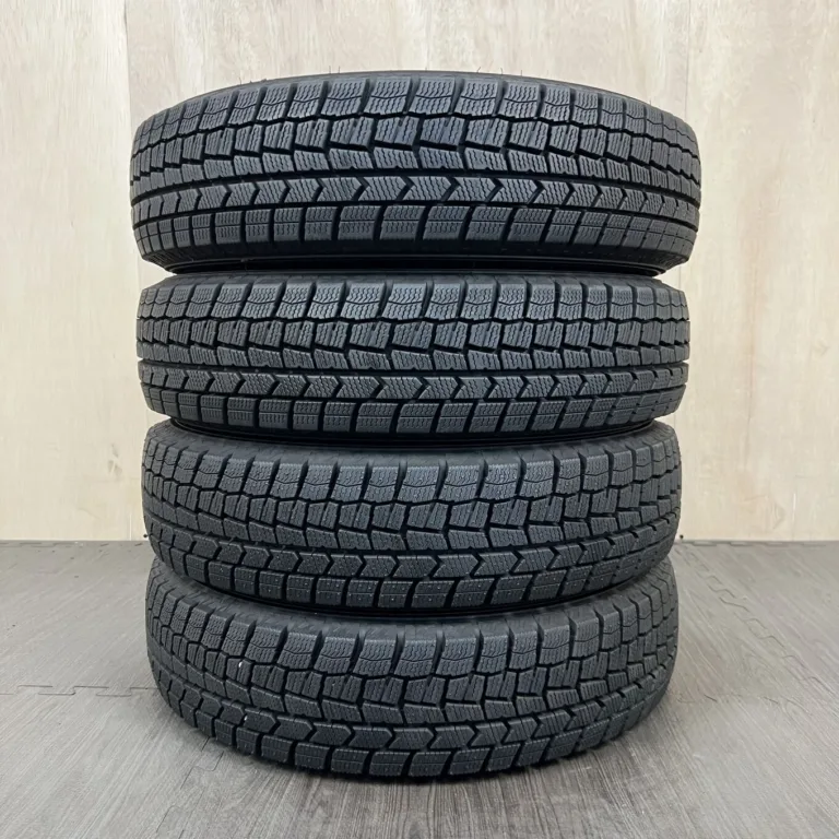 中古 DUNLOP WINTER MAXX WM02 冬用タイヤ 155/80R13 #0108AT010926の実物写真（1枚目）