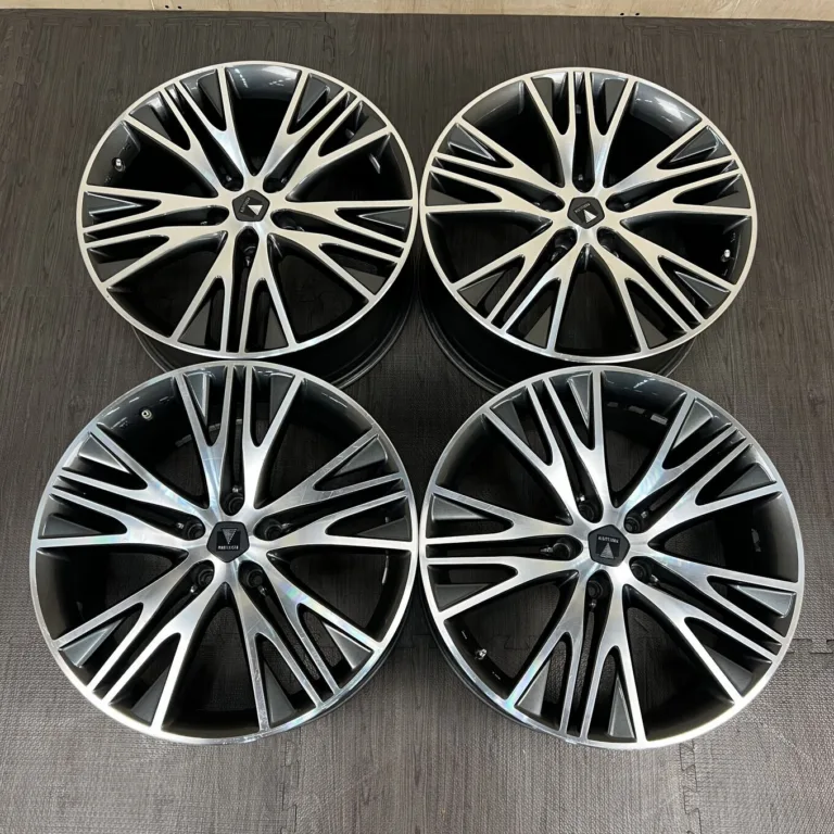 中古 TOYOTA MODELLISTA WINGDANCER IV ホイール 19×8.0J PCD 5x114.3 ET38 #0277AD0926の実物写真（1枚目）