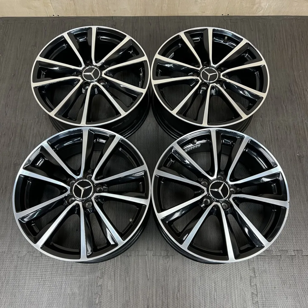 中古 MERCEDES-BENZ B W246 ホイール 18×7.5J PCD 5x112 ET50 #0056AD030926の実物写真（1枚目）