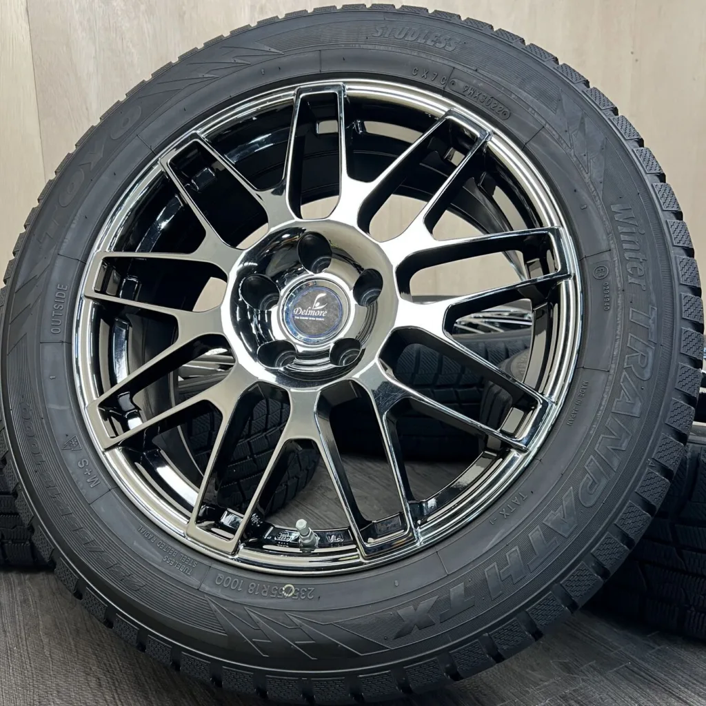 TOYO WINTER TRANPATH TX WEDS DELMORE Tyre and wheel set 235/55 R18 Item number 0322AS000926