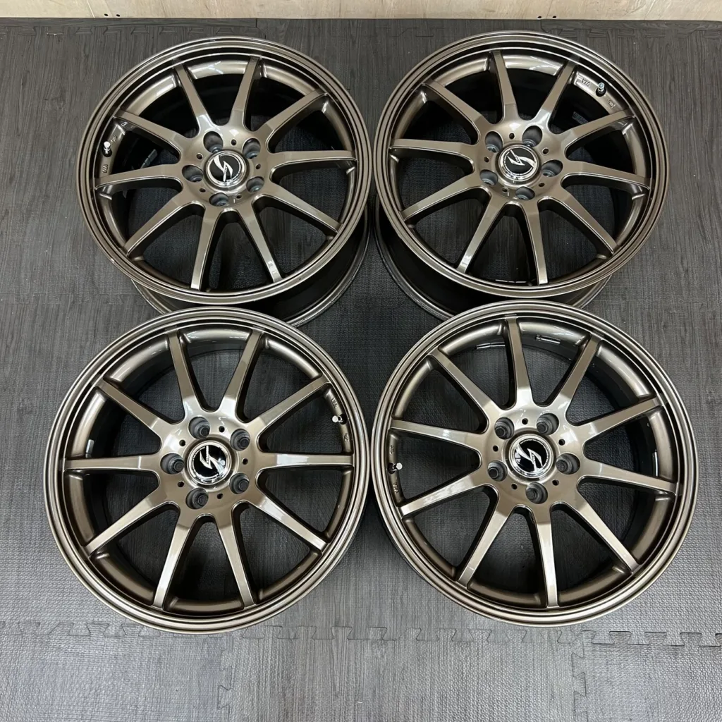 中古 STRANGER ホイール 18×7.5J PCD 5x114.3 ET38 #0097AD030926の実物写真（1枚目）