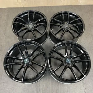 中古 WEDS SPORT RN-55M ホイール 19×8.5J PCD 5x114.3 ET45 · 後輪 9.5J ET48 #0032AD070926の実物写真(1枚目)
