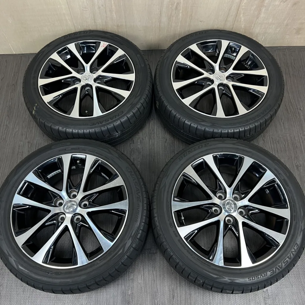 中古 トヨタ ESTIMA ホイール 18×7.0J PCD 5x114.3 ET51 #0284AD030926の実物写真（1枚目）