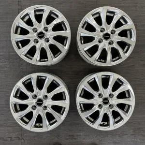 中古 BRIDGESTONE BALMINUM ホイール 14×5.5J PCD 4x100 ET39 #641D40325の実物写真（1枚目）