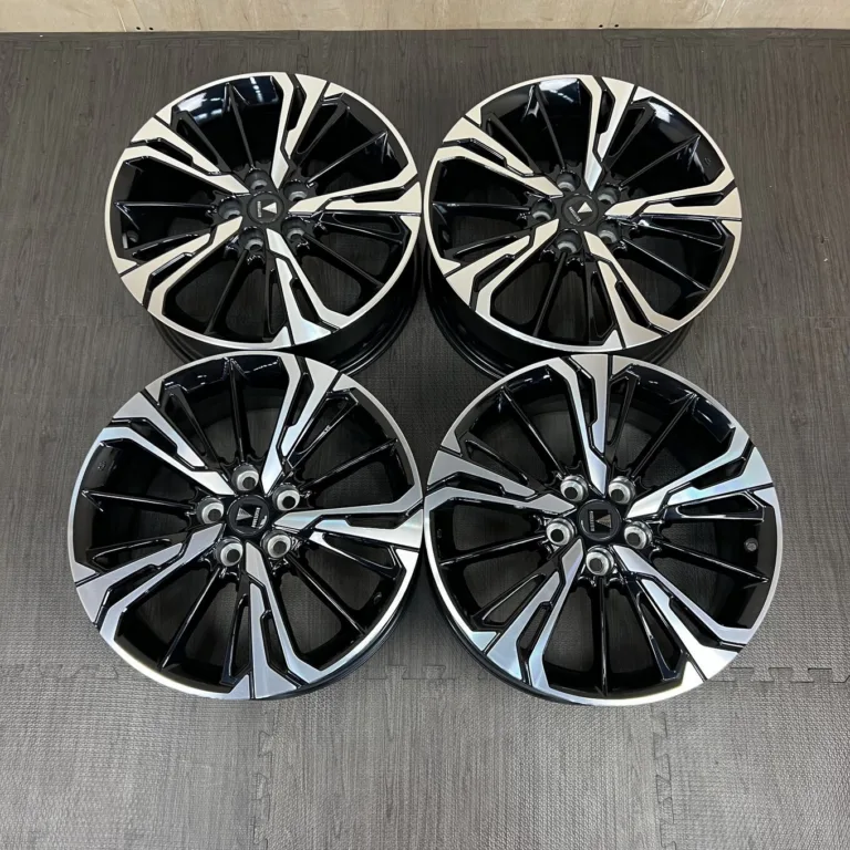 中古 TOYOTA MODELLISTA WINGDANCER XIV ホイール 18×7.0J PCD 5x114.3 ET40 #0102AD070926の実物写真（1枚目）