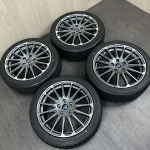 中古 スバル LEVORG STI ホイール 18×7.5J PCD 5x114.3 ET55 #770D40325の実物写真（1枚目）
