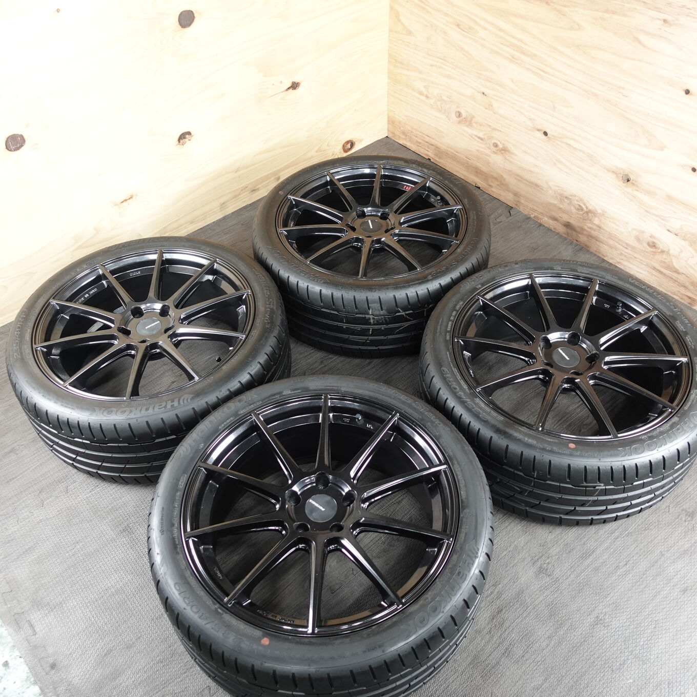 中古 BRIDGESTONE POTENZA SW010 ホイール 19×8.0J PCD 5x114.3 ET38 #897D40325の実物写真（1枚目）