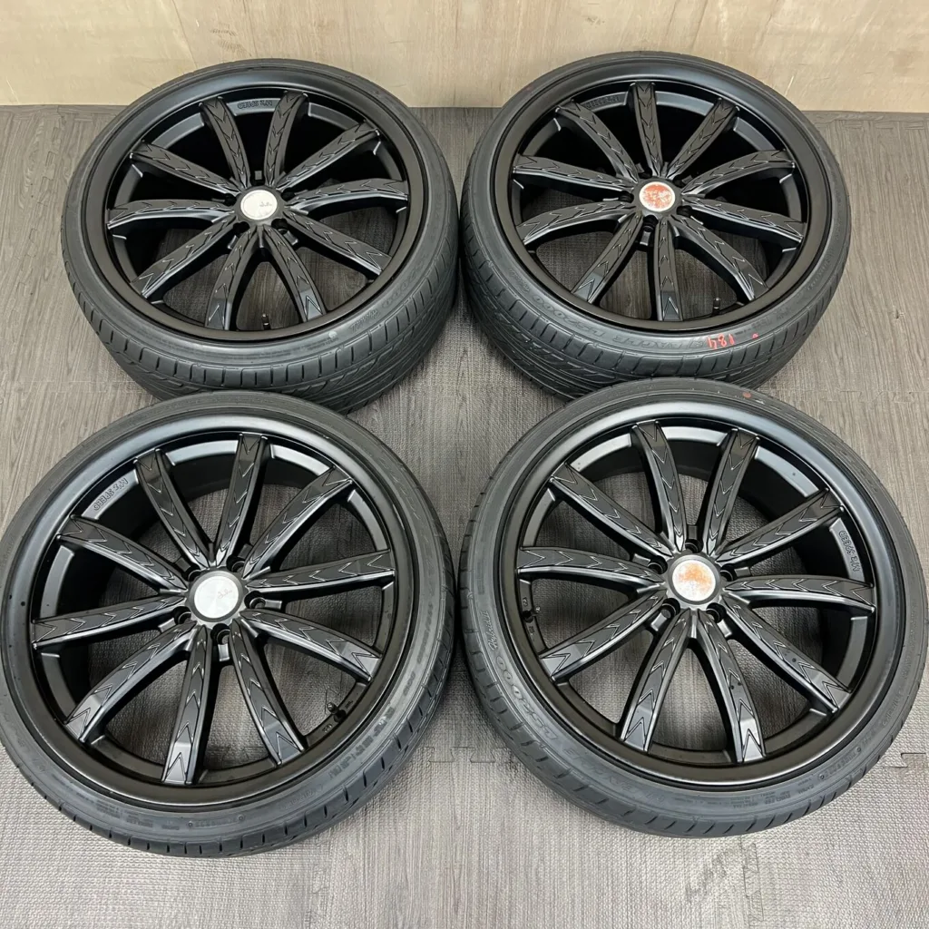 中古 M'Z JULIA DRAGONCLAW ホイール 19×8.0J PCD 5x100 ET48 #159D40925の実物写真（1枚目）