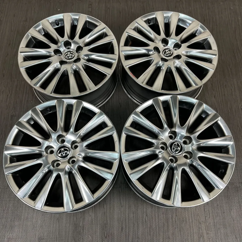 中古 トヨタ HARRIER 60 ホイール 18×7.5J PCD 5x114.3 ET45 #249D40925の実物写真（1枚目）