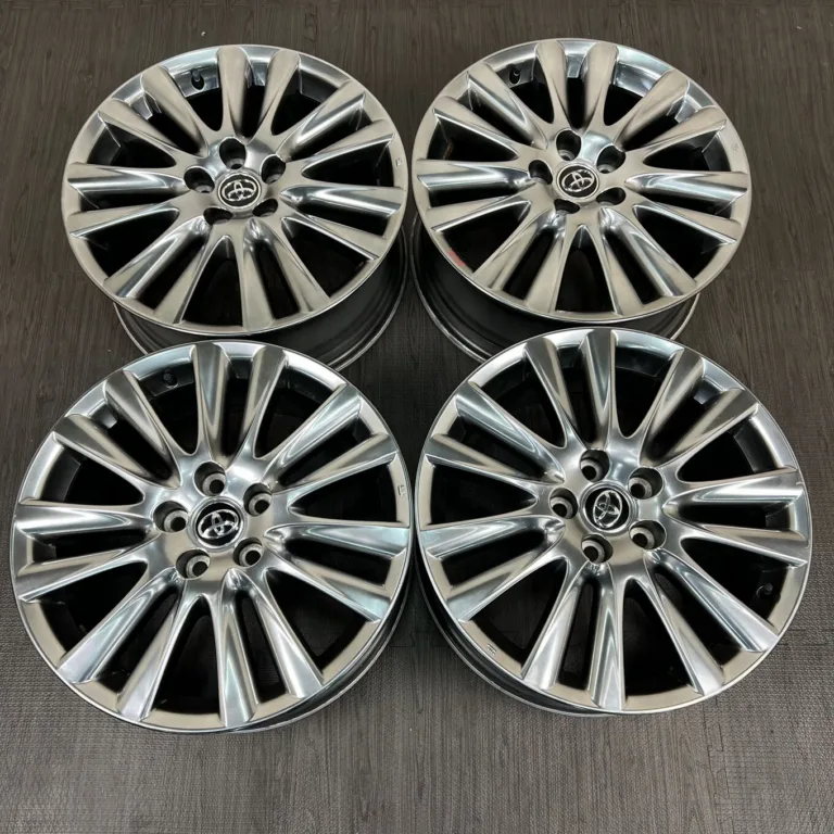 中古 トヨタ HARRIER 60 ホイール 18×7.5J PCD 5x114.3 ET45 #249D40925の実物写真（1枚目）
