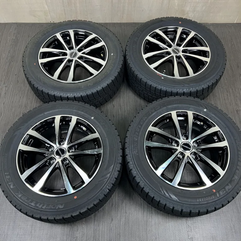 中古 AUTOBACS E:VANCE HA1 ホイール 16×6.5J PCD 5x114.3 ET50 #292D40925の実物写真（1枚目）