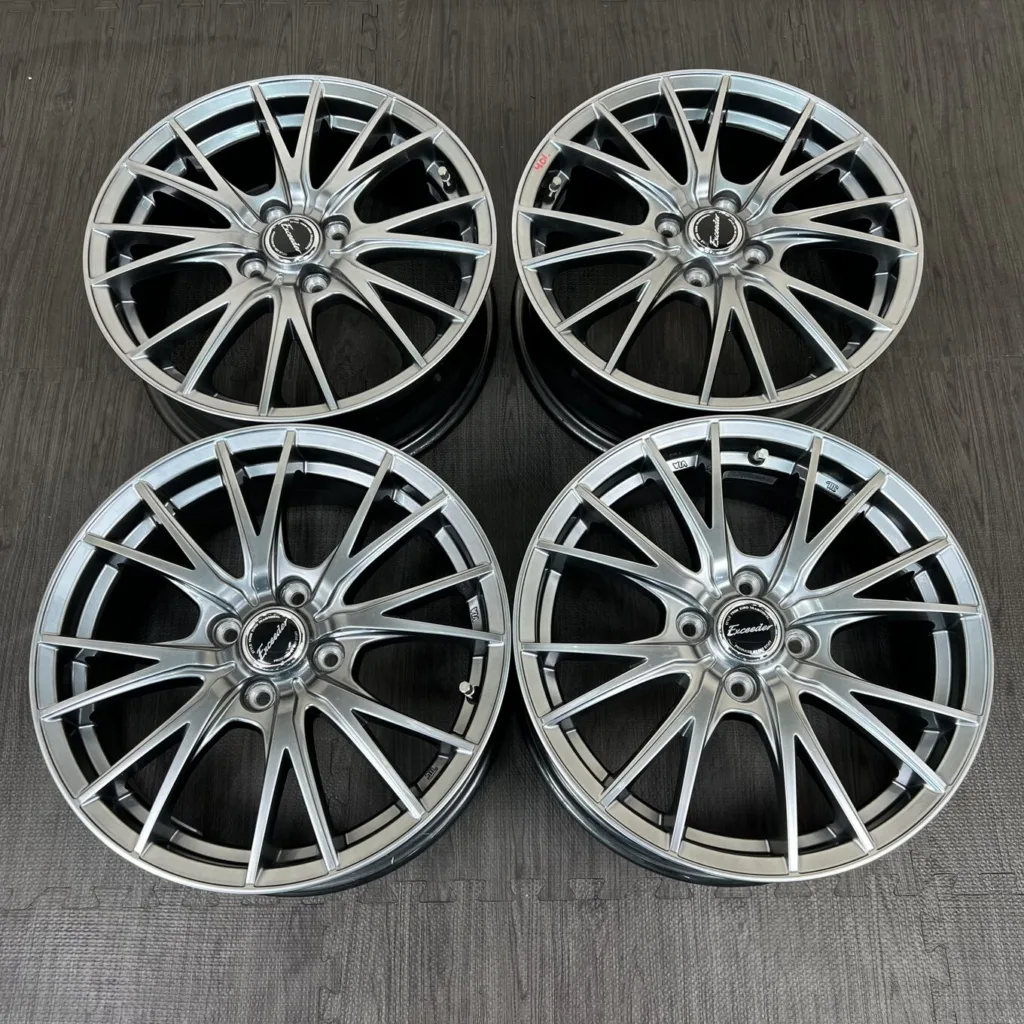 中古 HOT STUFF EXCEEDER E05 ホイール 16×6.0J PCD 4x100 ET45 #401D40925の実物写真（1枚目）