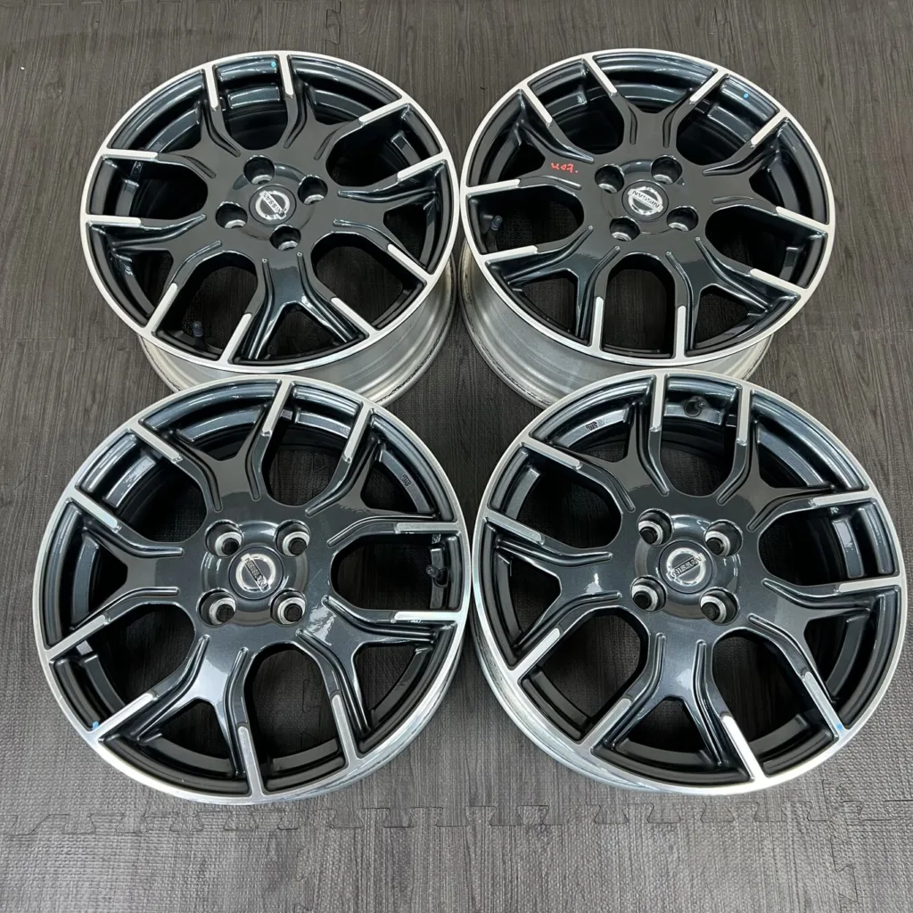 中古 日産 NOTE NISMO ホイール 16×6.5J PCD 4x100 ET46 #407D40925の実物写真（1枚目）