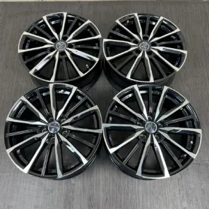 中古 KYOHO SMACK VALKYRIE ホイール 18×7.0J PCD 5x114.3 ET38 #417D40925の実物写真(1枚目)