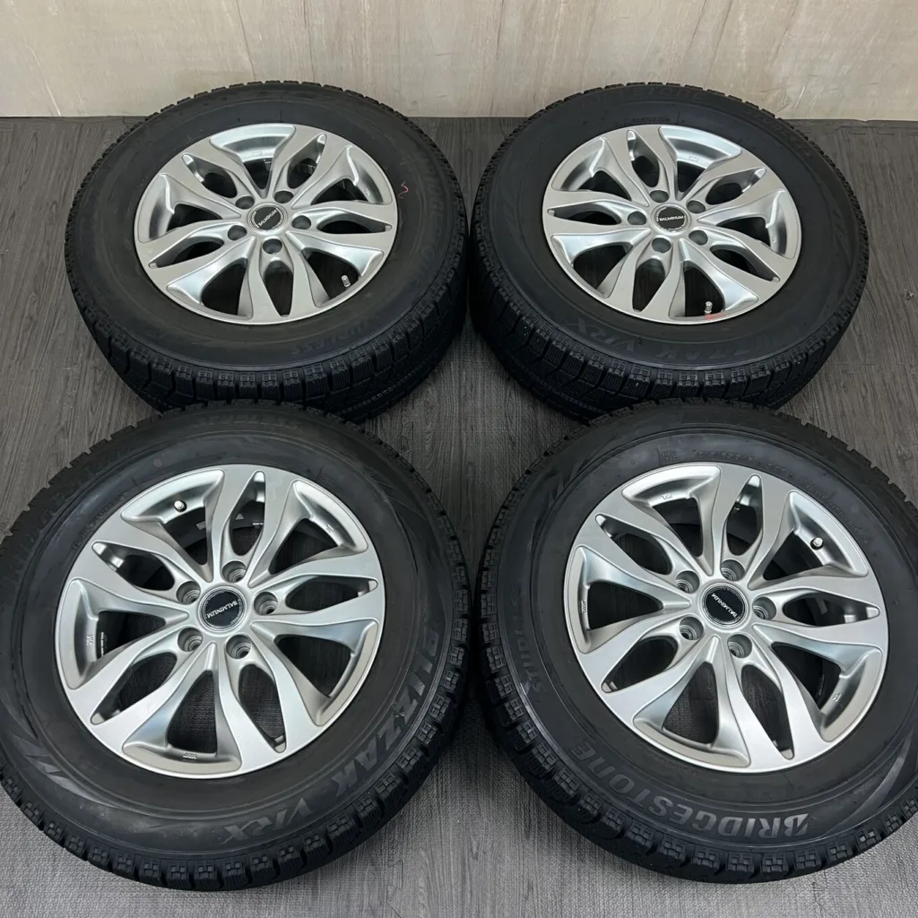 中古 BRIDGESTONE BALMINUM ホイール 16×6.5J PCD 5x114.3 ET38 #496D40925の実物写真（1枚目）
