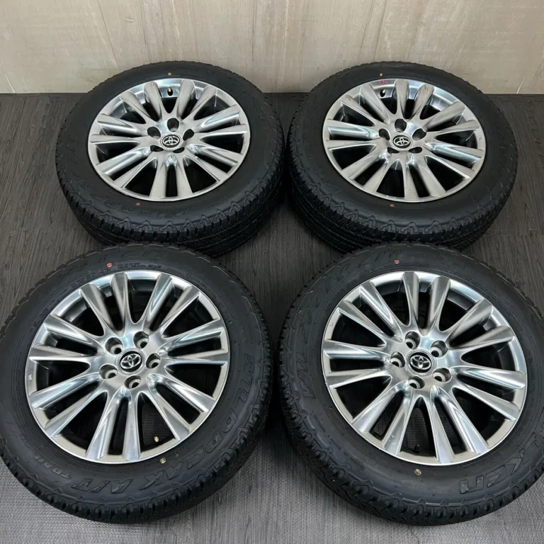 中古 トヨタ HARRIER 60 ホイール 18×7.5J PCD 5x114.3 ET45 #534D40925の実物写真（1枚目）
