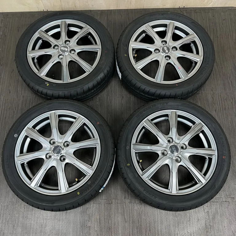 中古 SR ホイール 15×4.5J PCD 4x100 ET45 #1D40426の実物写真（1枚目）