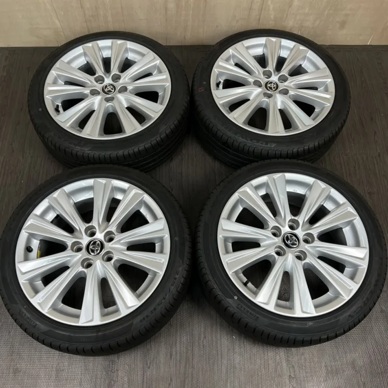 中古 トヨタ ALPHARD ホイール 18×7.5J PCD 5x114.3 ET45 #13D40426の実物写真（1枚目）