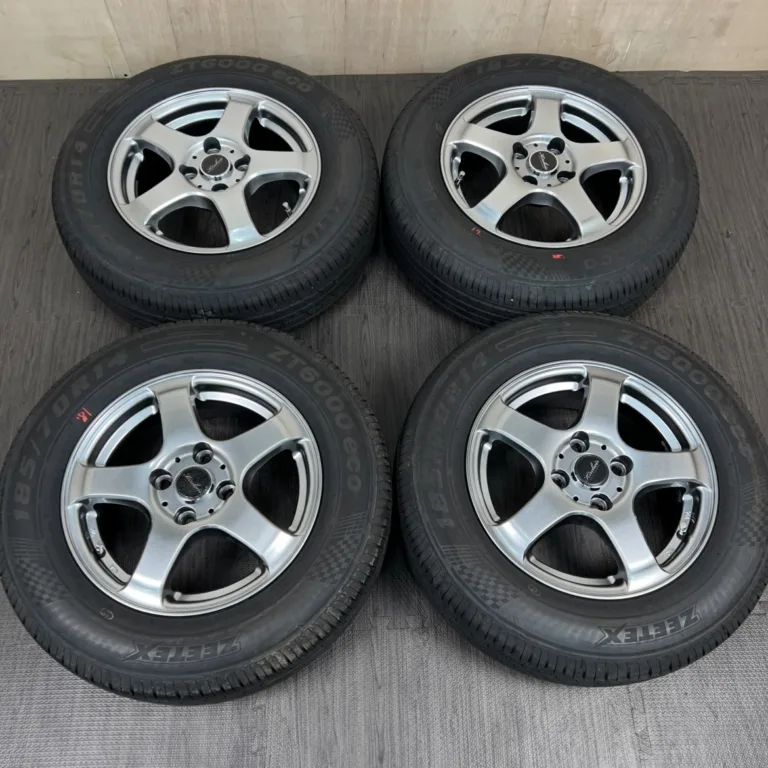 中古 KIRCHEIS ホイール 14×5.5J PCD 4x100 ET38 #19D40426の実物写真（1枚目）