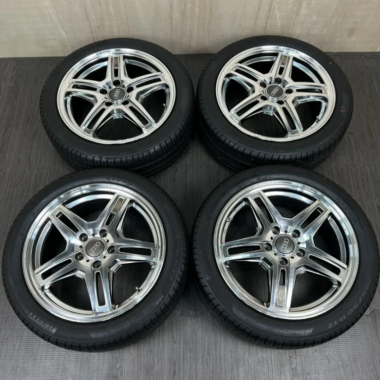 中古 アウディ RMP 520F ホイール 17×7.0J PCD 5x112 ET52 #23D40426の実物写真（1枚目）