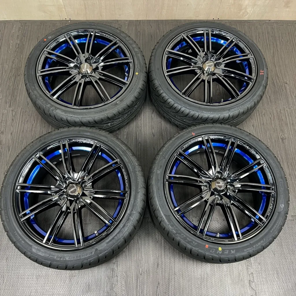 中古 WEDS SA54R ホイール 17×7.0J PCD 4x100 ET43 #35D40426の実物写真（1枚目）