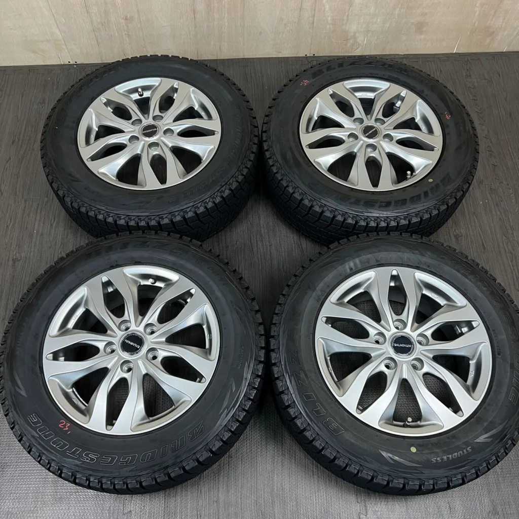 中古 BRIDGESTONE BALMINUM ホイール 16×6.5J PCD 5x114.3 ET48 #45D40426の実物写真（1枚目）