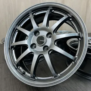 中古 BRIDGESTONE BLIZZAK VRX + HOT STUFF G-SPEED G-04 タイヤ・ホイールセット 215/60R16 · 16×6.0J PCD 4x100 ET45 #425S40925の実物写真（1枚目）