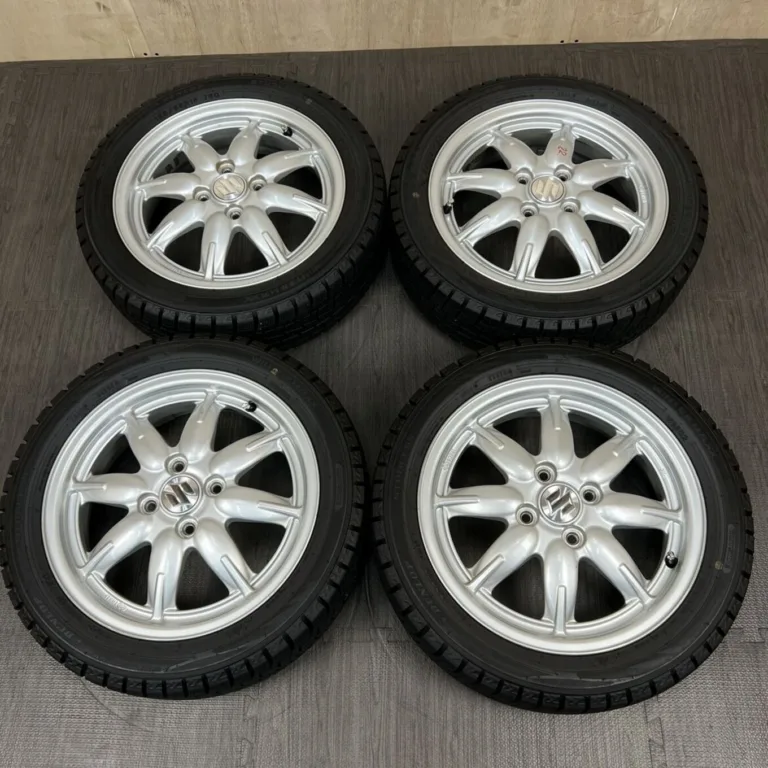 中古 スズキ ENKEI ホイール 15×4.5J PCD 4x100 ET45 #0003AD020926の実物写真（1枚目）