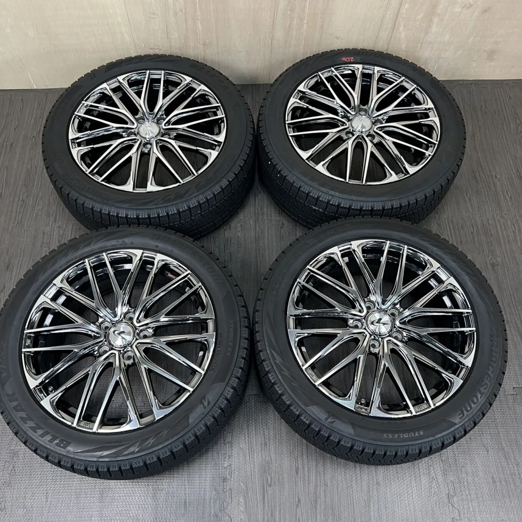 中古 WEDS LEONIS SK ホイール 18×7.0J PCD 5x114.3 ET55 #206D030426の実物写真（1枚目）