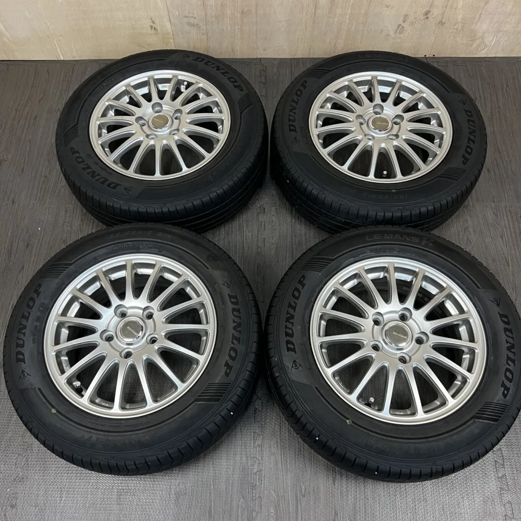 中古 BRIDGESTONE ECO FORME ホイール 15×6.5J PCD 5x114.3 ET53 #0016AD020926の実物写真（1枚目）