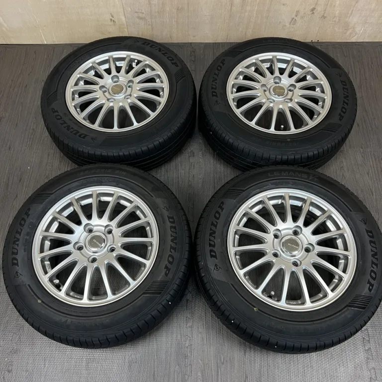 中古 BRIDGESTONE ECO FORME ホイール 15×6.5J PCD 5x114.3 ET53 #0016AD020926の実物写真（1枚目）